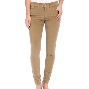 Levis 710 Super Skinny light brown corduroy pants